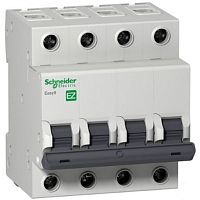 Выключатель автоматический Schneider Electric Easy9 4п 25А B 4.5кА картинка